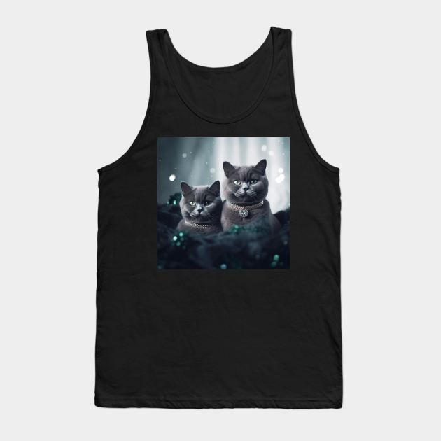 British Shorthair Kittens Tank Top by Enchanted Reverie